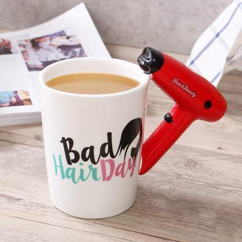 Beauty Ceramic Mug - Bad Hair Day - TinyMinyMo