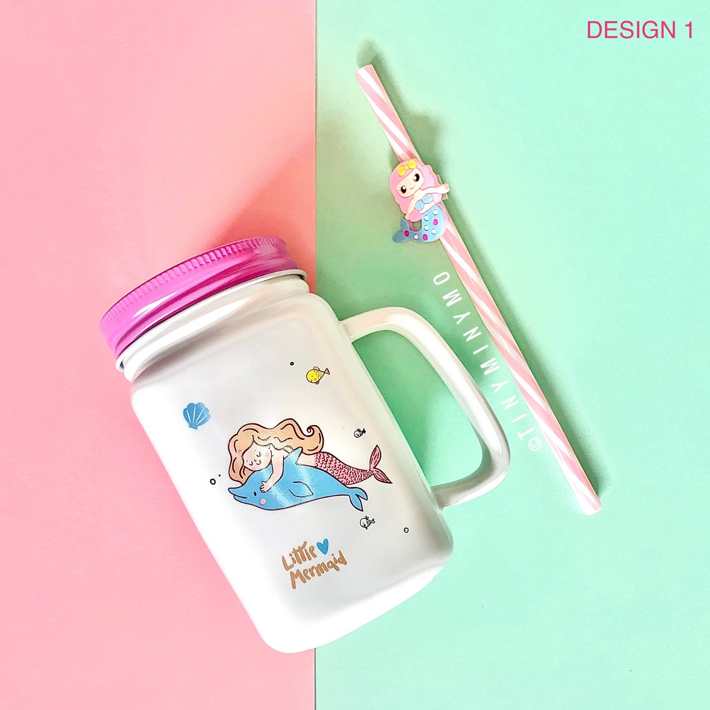 Mermaid Mason Sipper - TinyMinyMo
