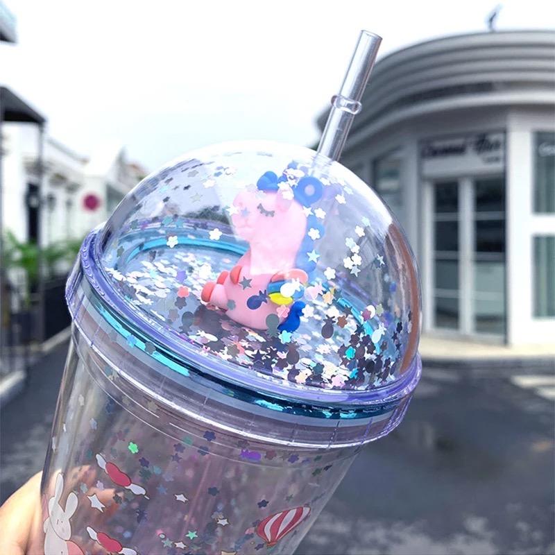 Glitter Unicorn Sipper - TinyMinyMo