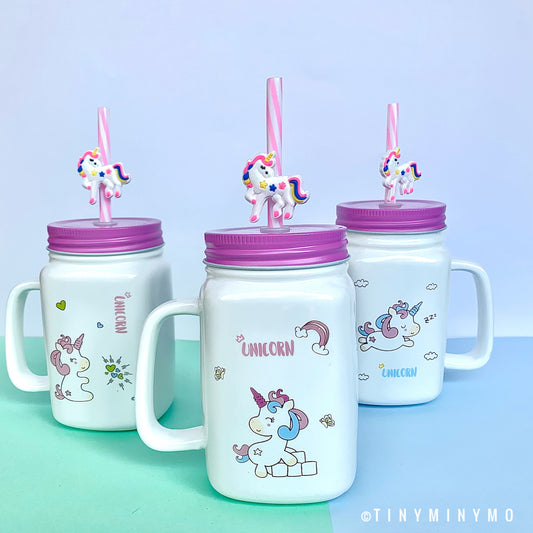 Unicorn Mason Sipper