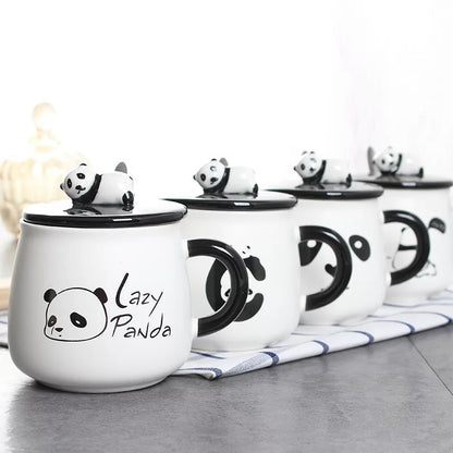Panda Coffee Mug with Spoon