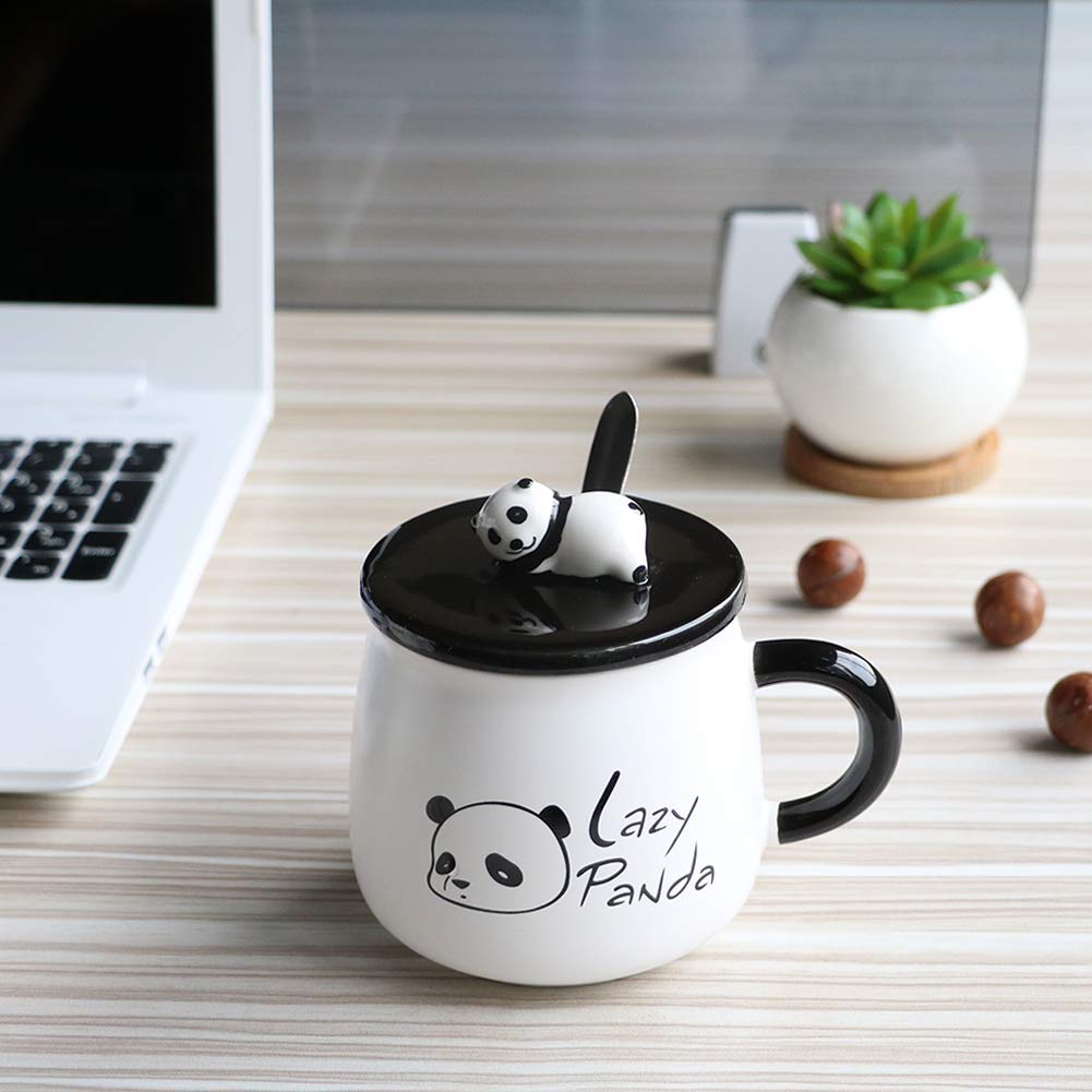 Panda Coffee Mug with Spoon