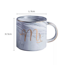 Load image into Gallery viewer, Mr and Mrs Marble Mugs - Tinyminymo
