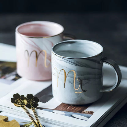Mr and Mrs Marble Mugs - Tinyminymo