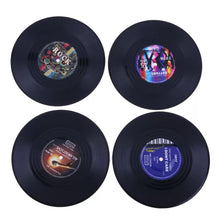 Load image into Gallery viewer, Retro Vinyl Coasters - Set of 4
