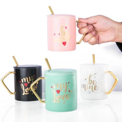 Love Mug with Lid & Spoon