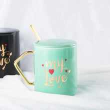 Load image into Gallery viewer, Love Mug with Lid &amp; Spoon
