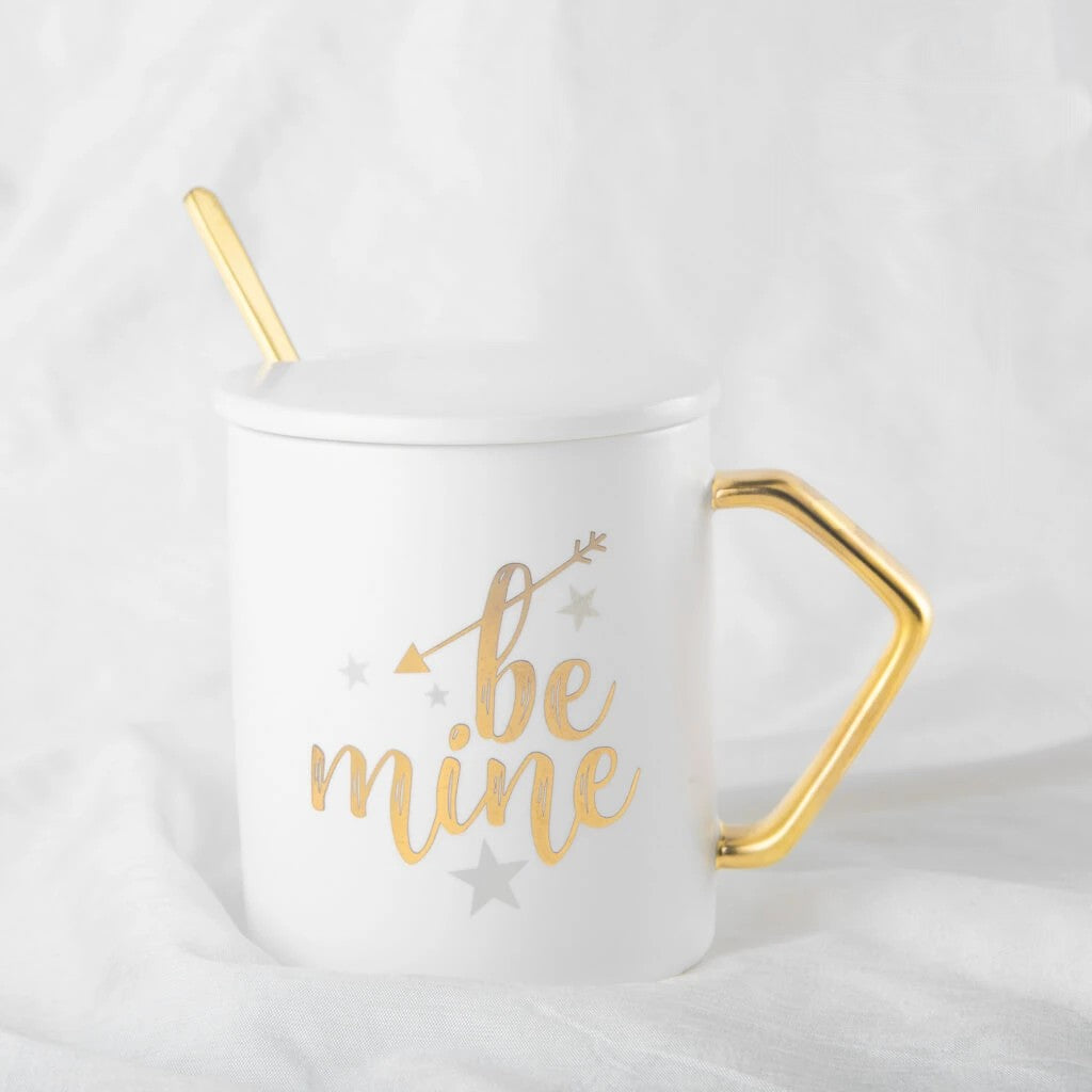 Love Mug with Lid & Spoon