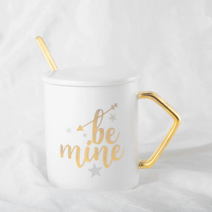 Love Mug with Lid & Spoon