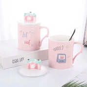 Camera Mug with 3D Lid and Spoon - Tinyminymo