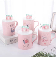 Camera Mug with 3D Lid and Spoon - Tinyminymo