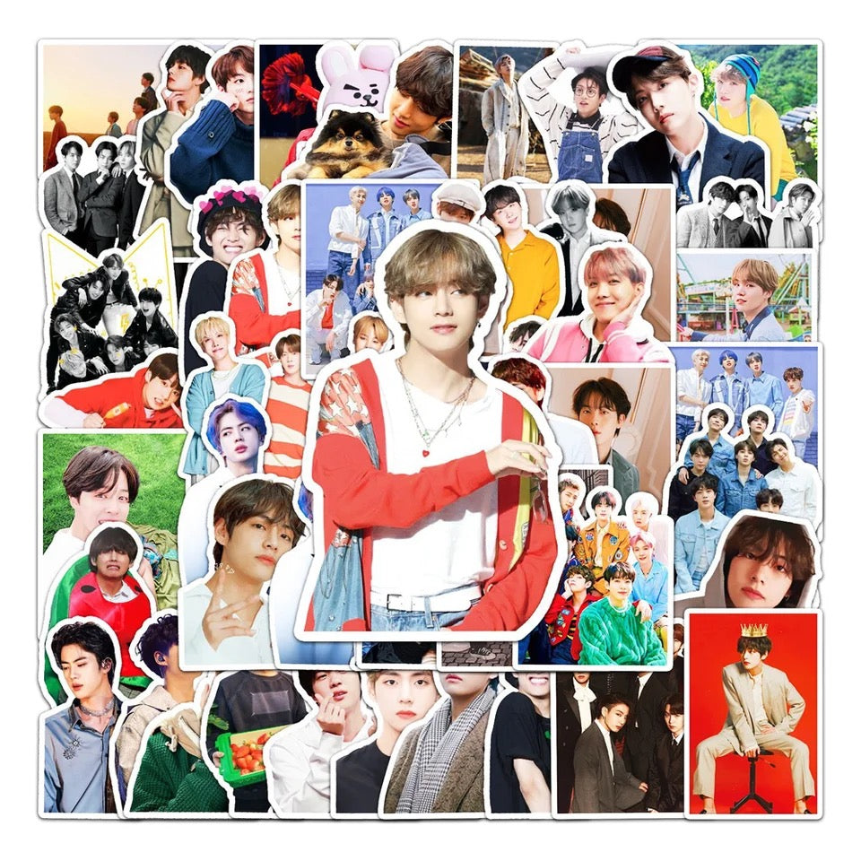 BTS Stickers - Set of 50 - Tinyminymo