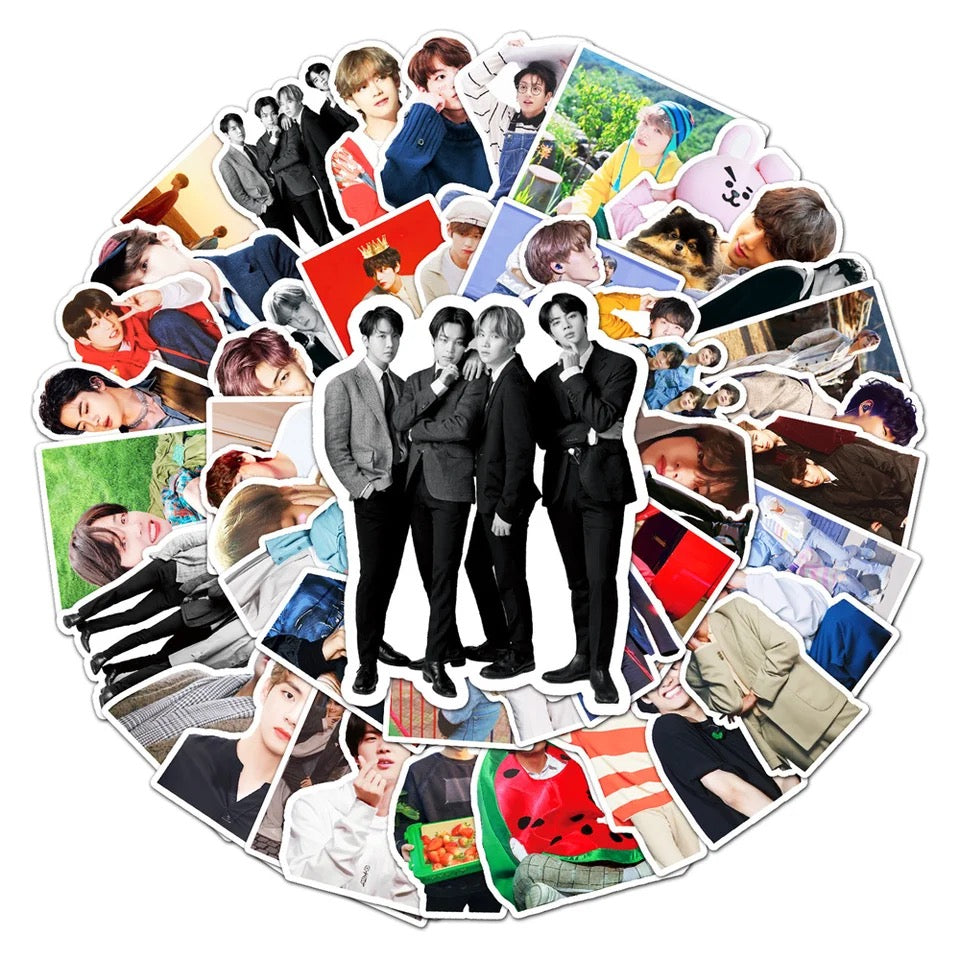 BTS Stickers - Set of 50 - Tinyminymo