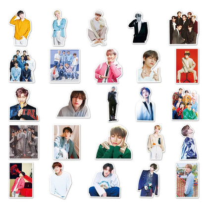BTS Stickers - Set of 50 - Tinyminymo