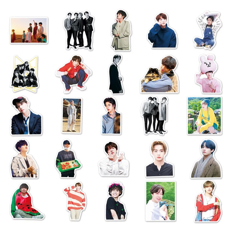 BTS Stickers - Set of 50 - Tinyminymo
