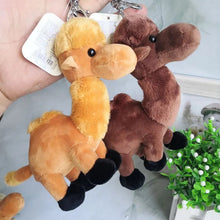Load image into Gallery viewer, Bactrian Camel Plush Keychain - Tinyminymo
