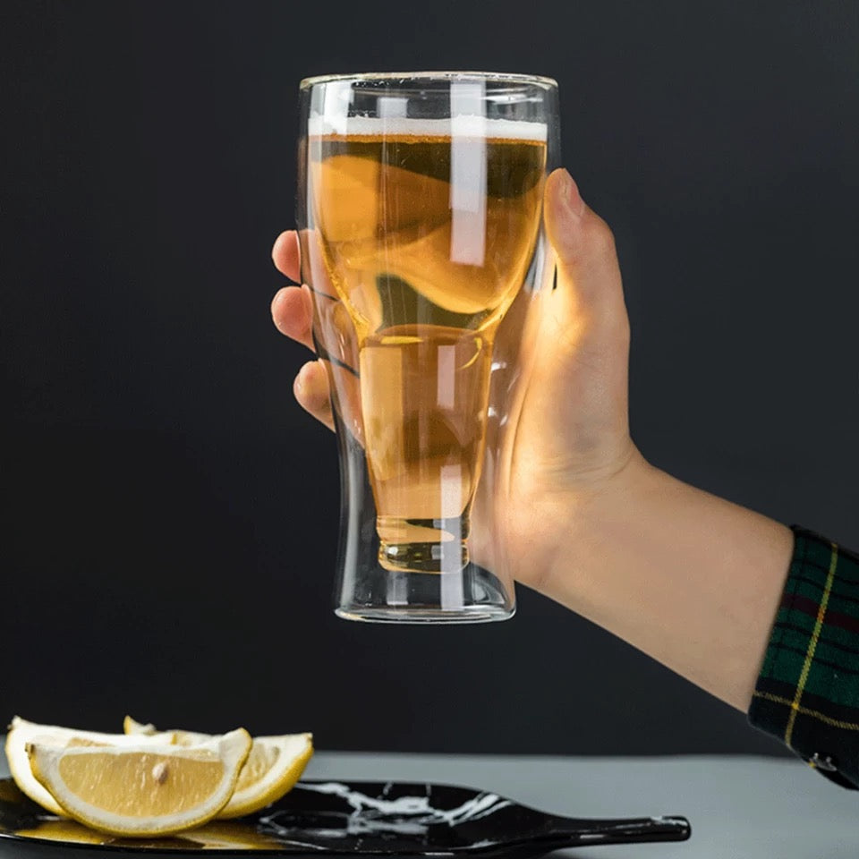 Beer Bottle Inverted Glass - Tinyminymo