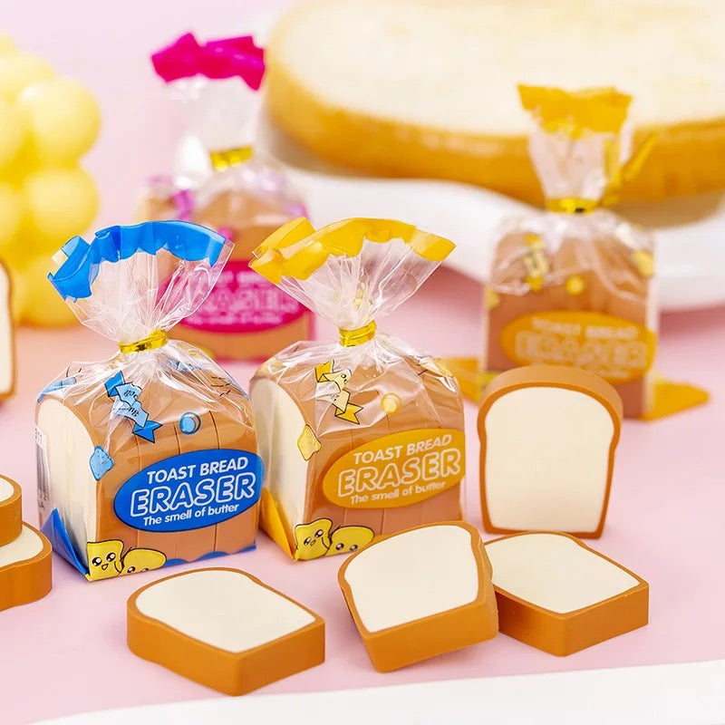 Bread Erasers - Pack of 4 - Tinyminymo