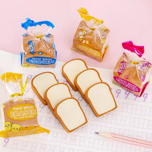 Bread Erasers - Pack of 4 - Tinyminymo