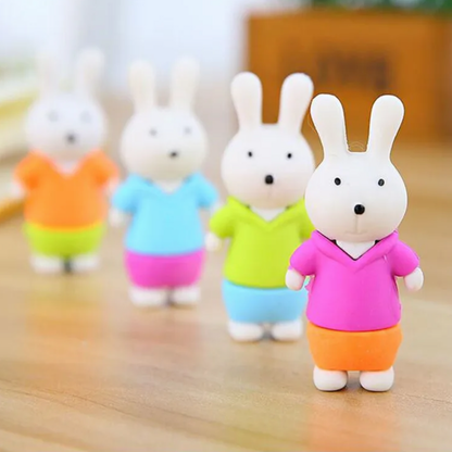Bunny Eraser and Pencil Topper - Tinyminymo