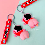 Squishy Butt Keychain