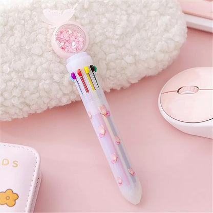 Butterfly Confetti 10 in 1 Pen - Tinyminymo
