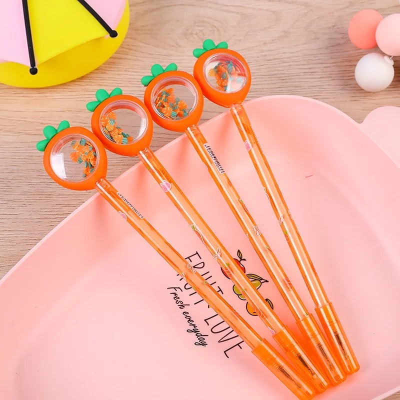 Carrot Confetti Pen - Tinyminymo
