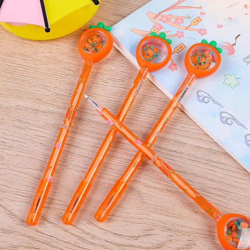 Carrot Confetti Pen - Tinyminymo