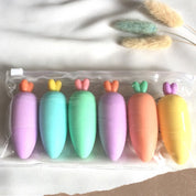 Carrot shaped Pastel Highlighters - Tinyminymo