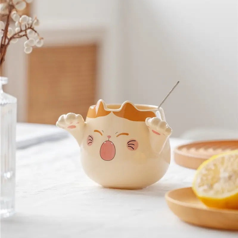 Cat Claw Ceramic Mug - Tinyminymo