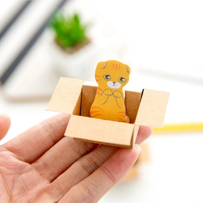 Cat Sticky Notes in a Box - Tinyminymo