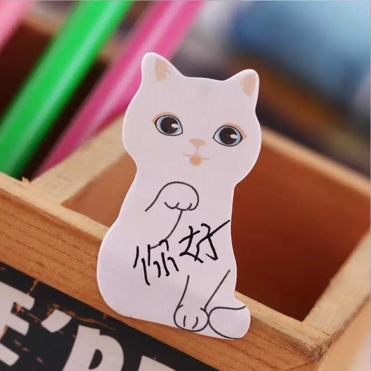 Cat Sticky Notes in a Box - Tinyminymo