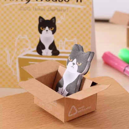Cat Sticky Notes in a Box - Tinyminymo