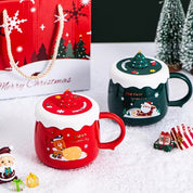Christmas Mug with Silicone Lid - Tinyminymo