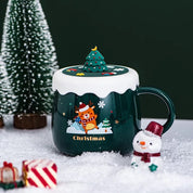 Christmas Mug with Silicone Lid - Tinyminymo