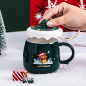 Christmas Mug with Silicone Lid - Tinyminymo
