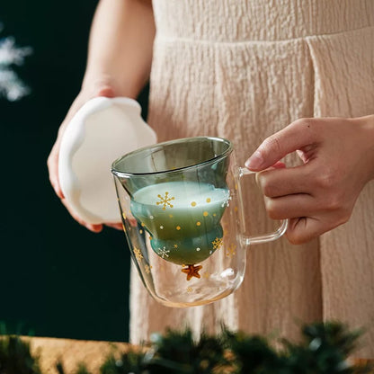 Christmas Tree Mug with Lid -Tinyminymo
