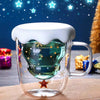 Christmas Tree Double Wall Mug with Lid