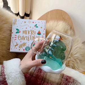 Christmas Tree Mug with Lid -Tinyminymo