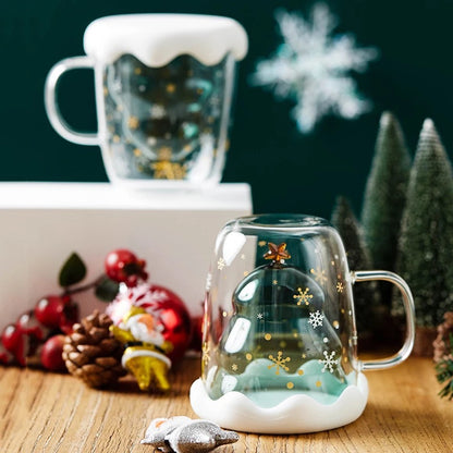 Christmas Tree Mug with Lid -Tinyminymo