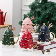 Christmas Tree Mug with Lid and Spoon - Tinyminymo