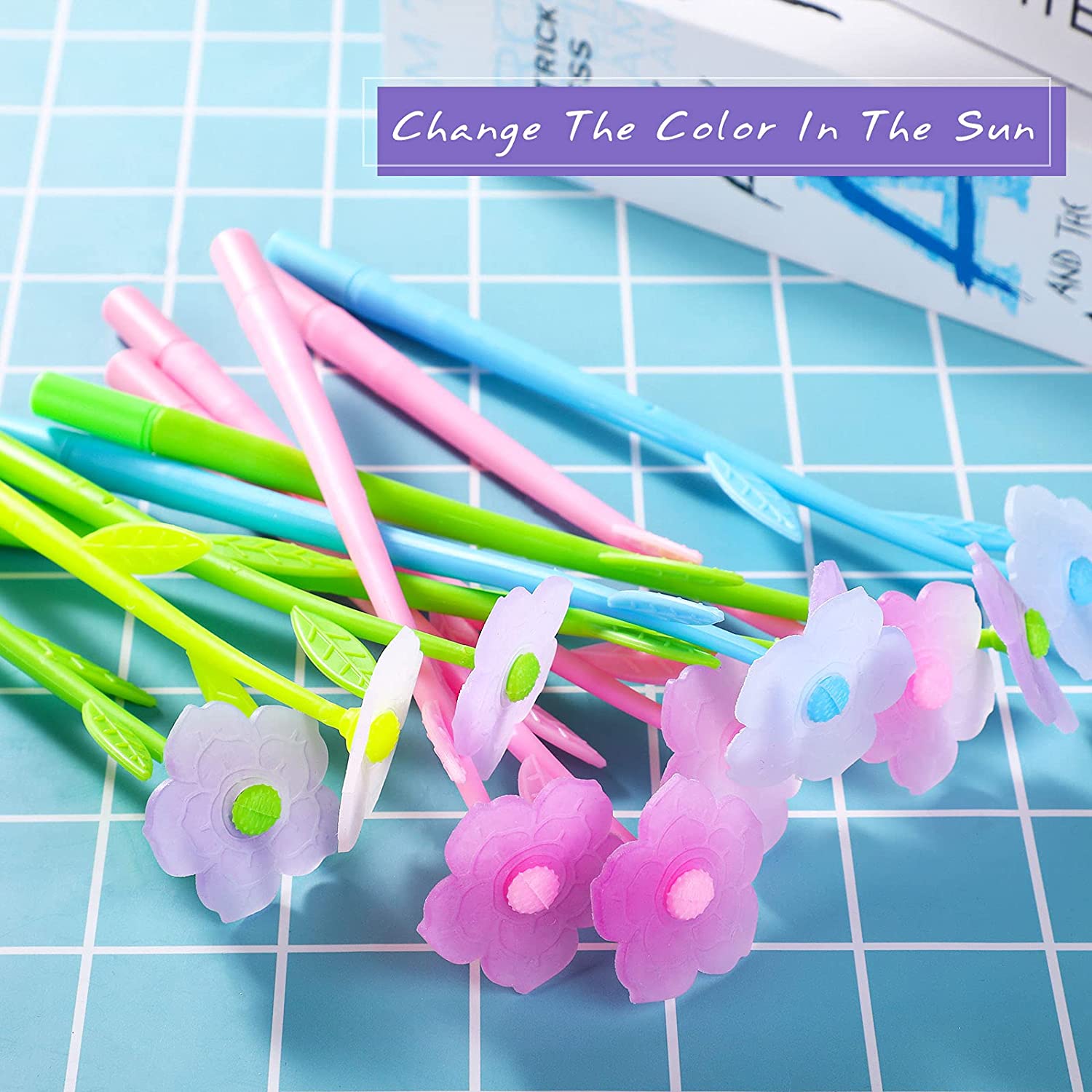 Color Changing Flower Pen - Tinyminymo