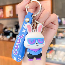 Load image into Gallery viewer, Cool Bunny 3D Keychain - Tinyminymo
