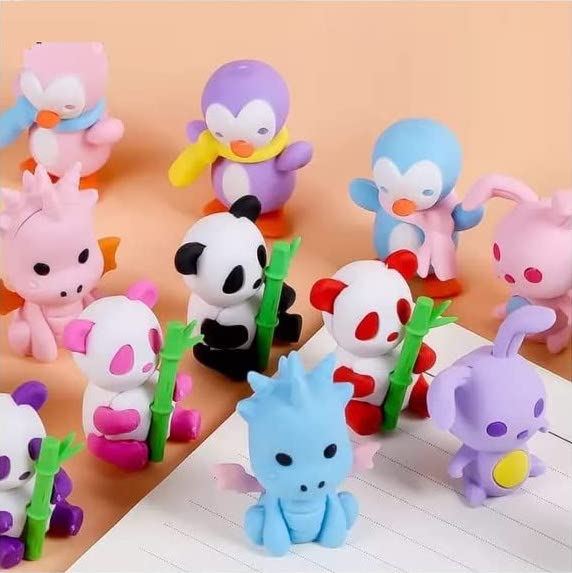 Cute Animal Erasers - Set of 4 - Tinyminymo