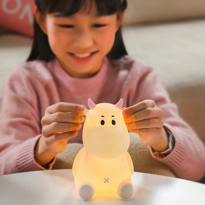 Cute Cattle Night Light - Tinyminymo
