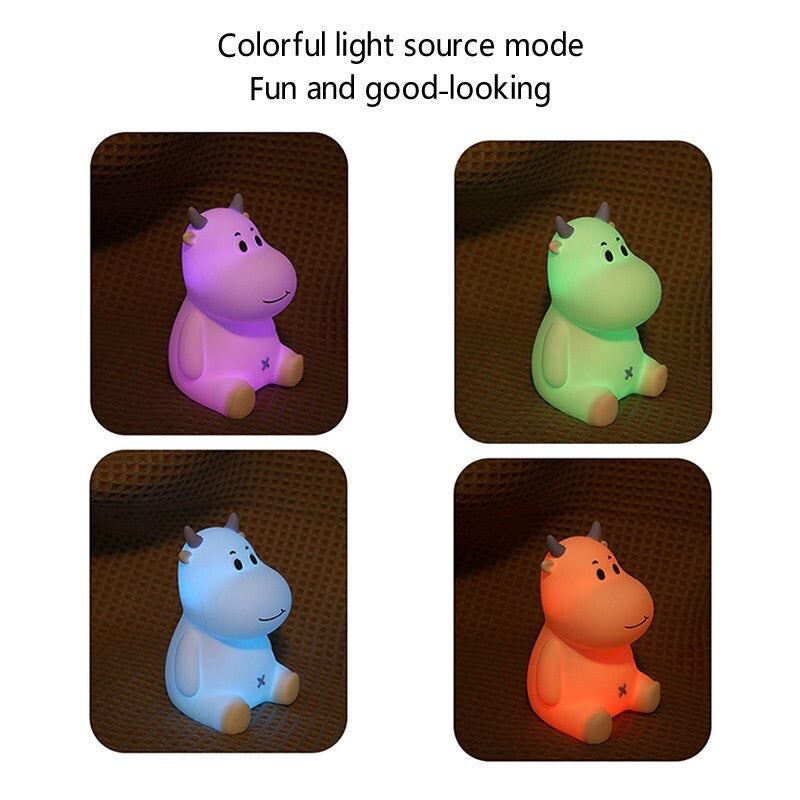 Cute Cattle Night Light - Tinyminymo