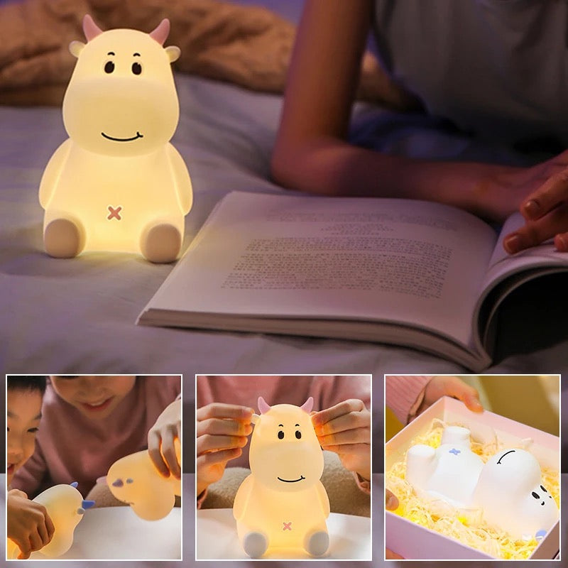 Cute Cattle Night Light - Tinyminymo