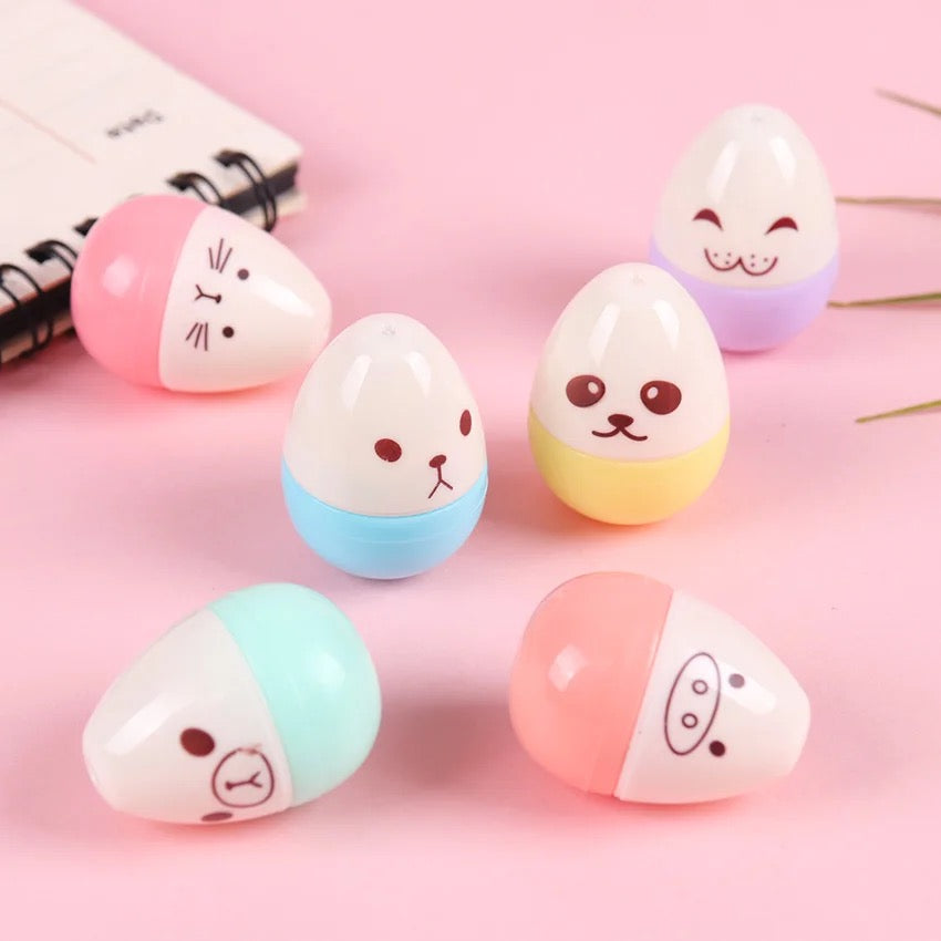Cute Egg Highlighters - Set of 6 - Tinyminymo