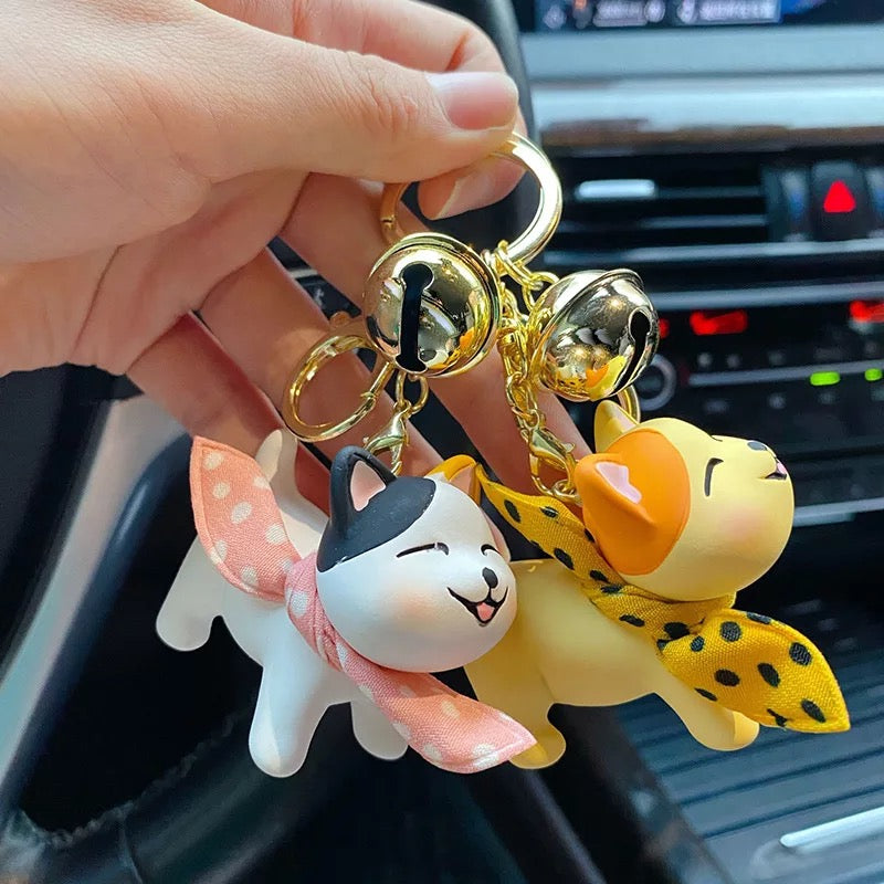 Cute Keychain with Scarf 3D Keychain - Tinyminymo