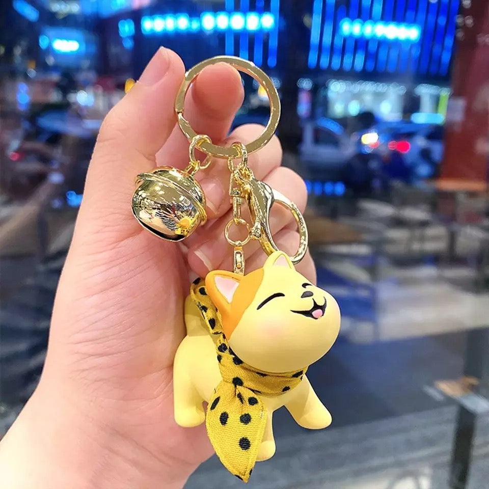 Cute Keychain with Scarf 3D Keychain - Tinyminymo